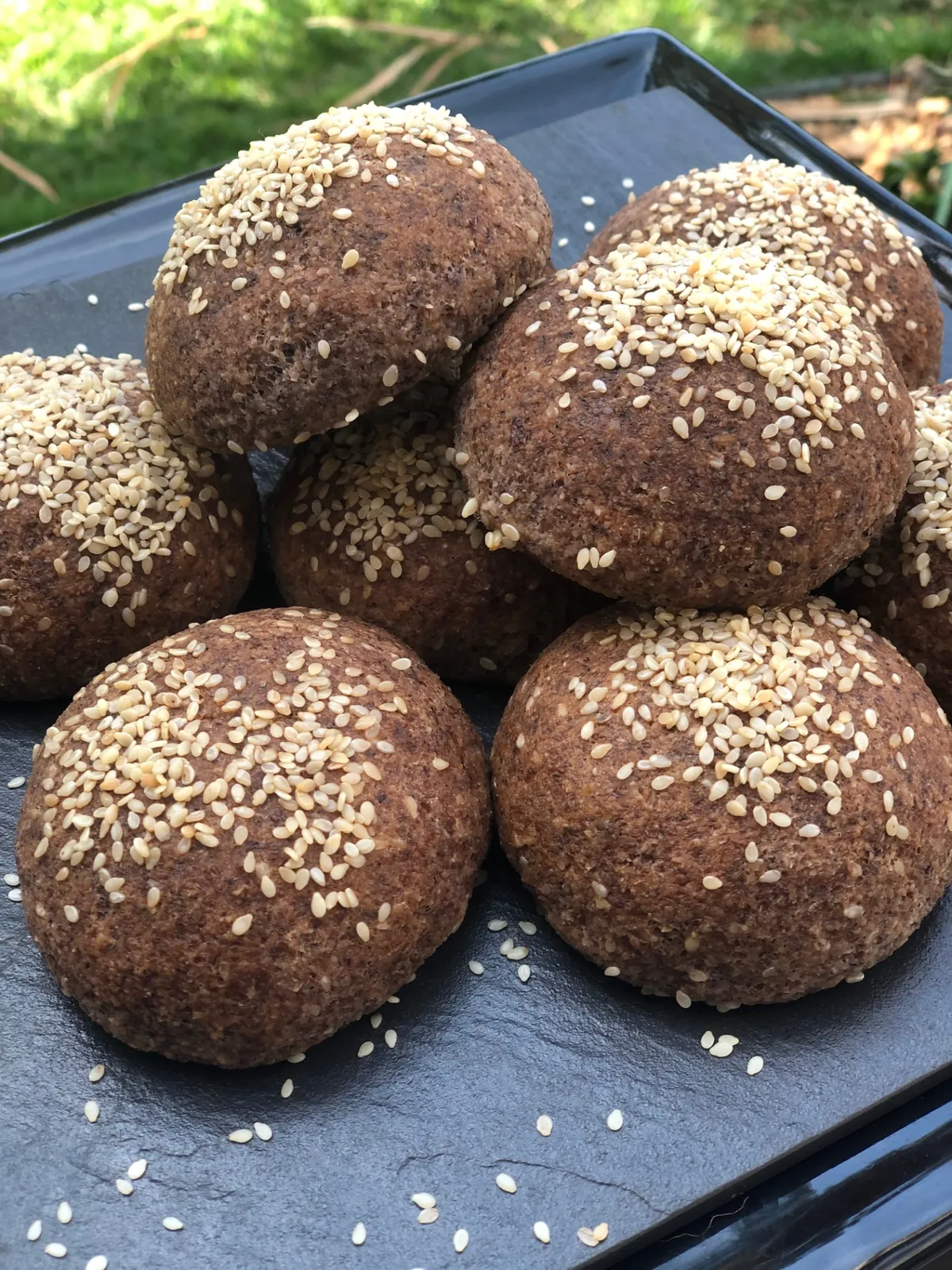 Pãezinhos de gergelim low carb